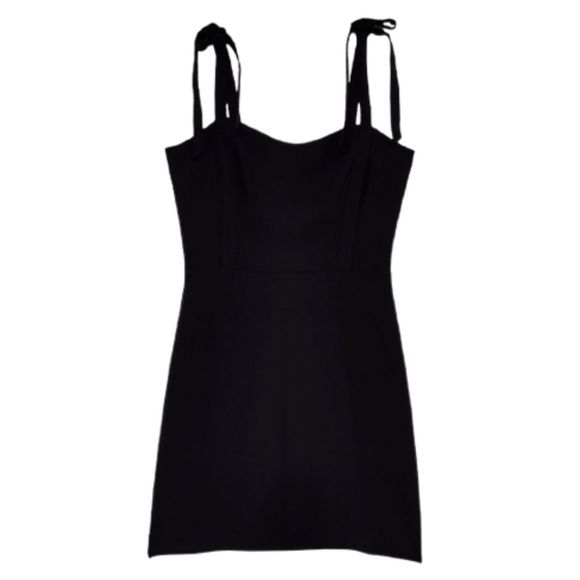 ARITZIA SUNDAY BEST Black Weller Smock Dress Size 8 - Picture 6 of 16